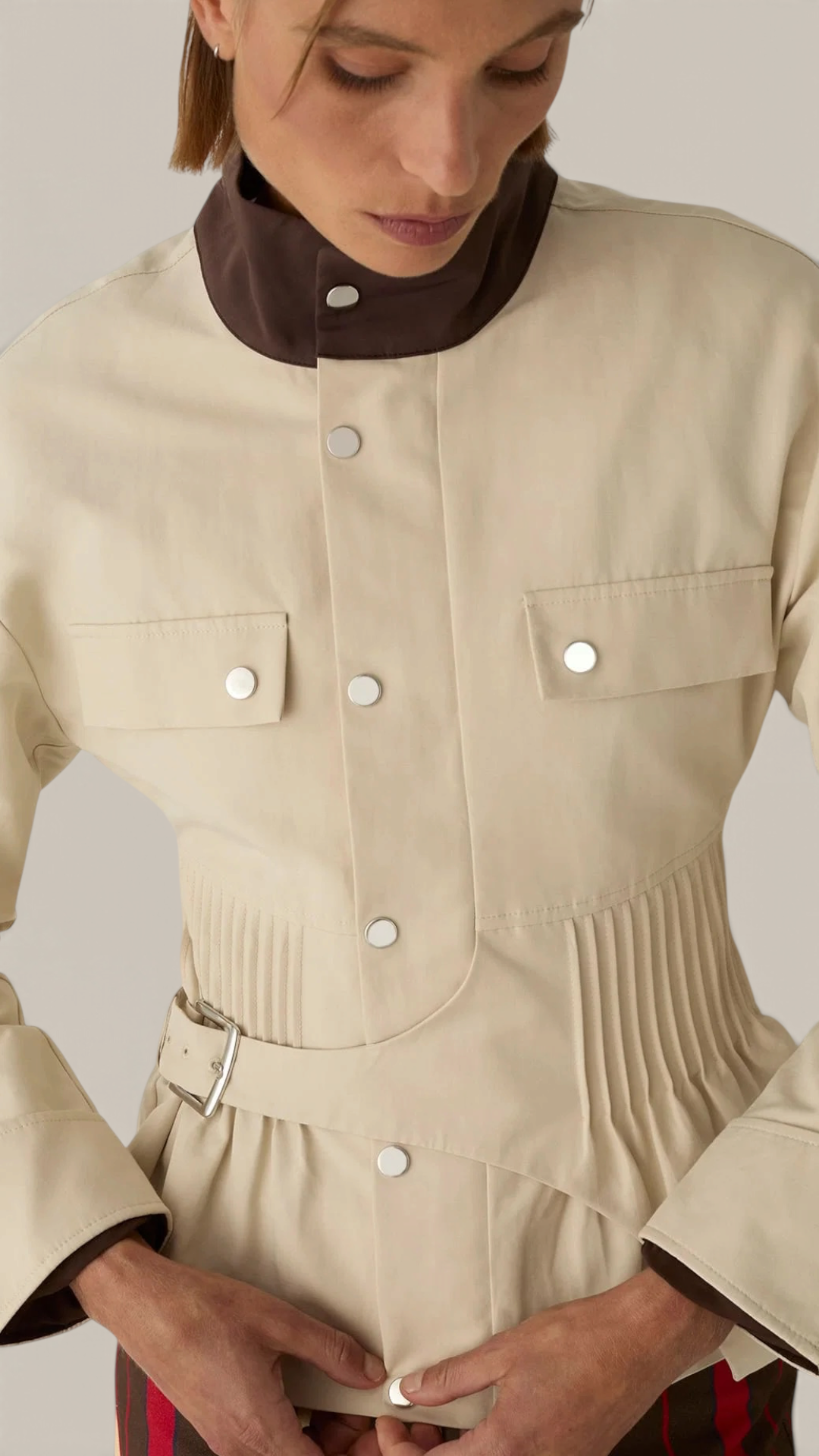 Orly Ecru Serge Jacket