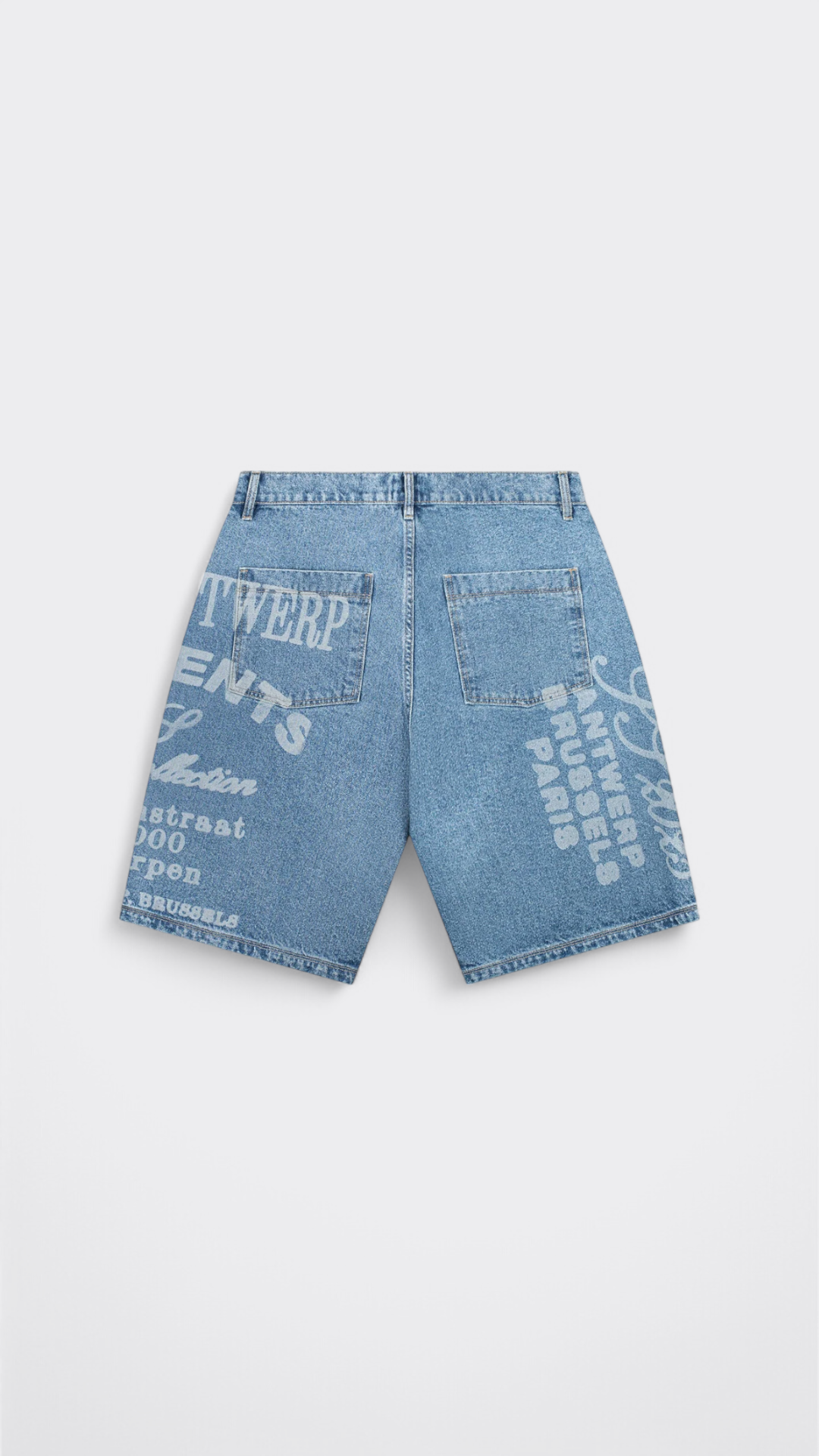 Arte Print Shorts Bleach