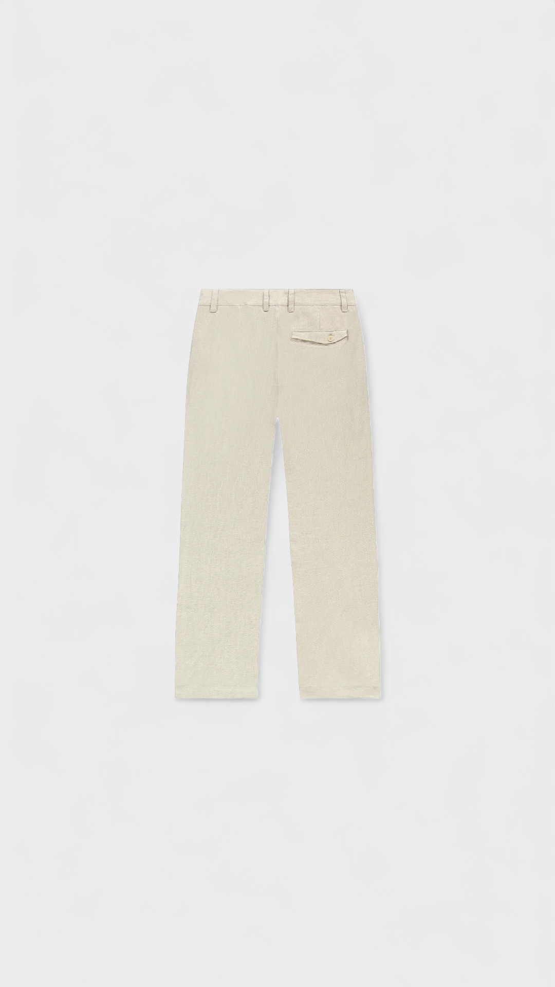 Seamless Linen Trousers Bone