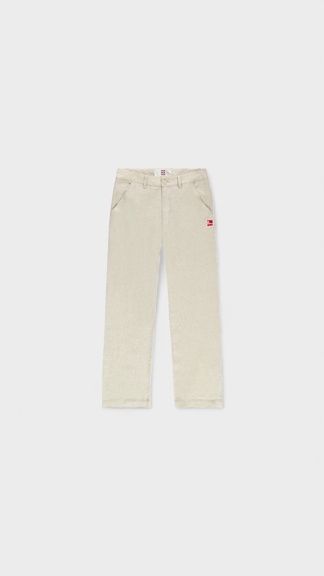 Seamless Linen Trousers Bone