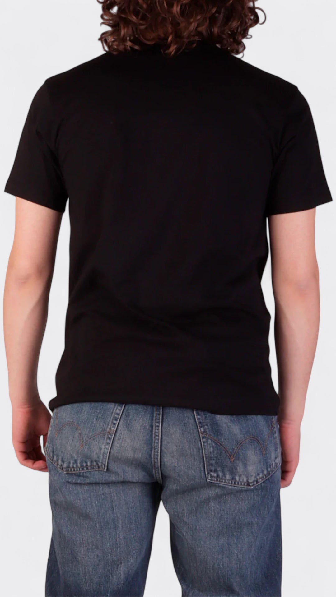 Mens Shirt Knit Black S25