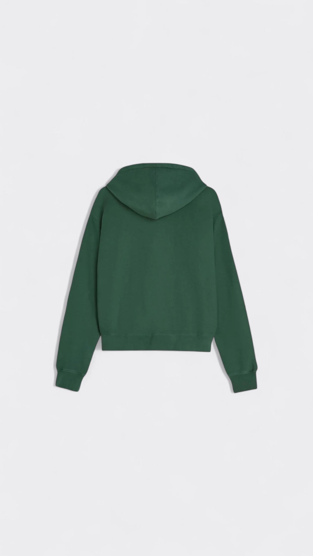Patta Classic Zip-Up Hooded Sweater Green