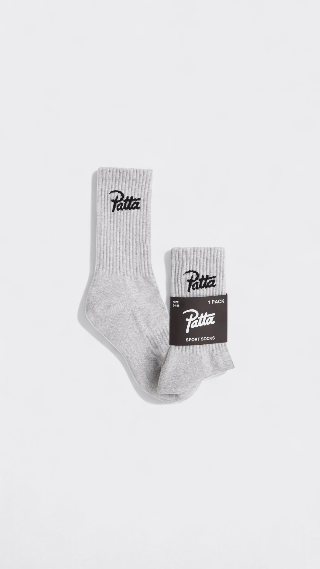 Patta Script Logo Sports Sock