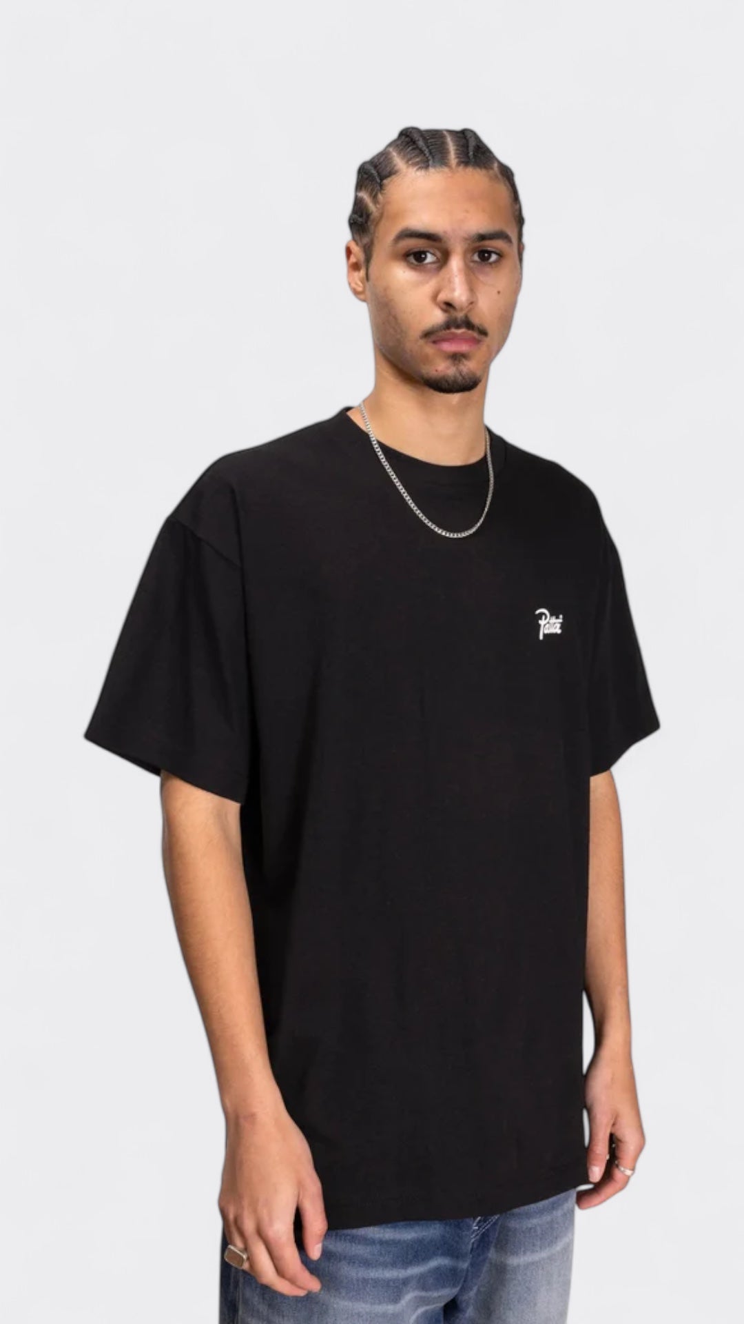 Patta Script T-shirt Black