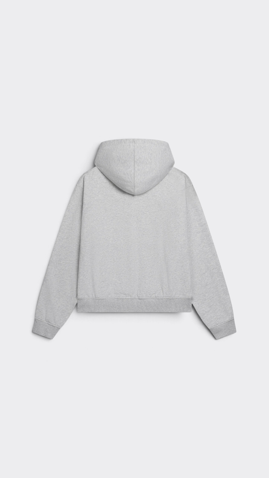 Patta Waffle Reversible Zip Up Hooded Sweater Grey Heather - foto producto