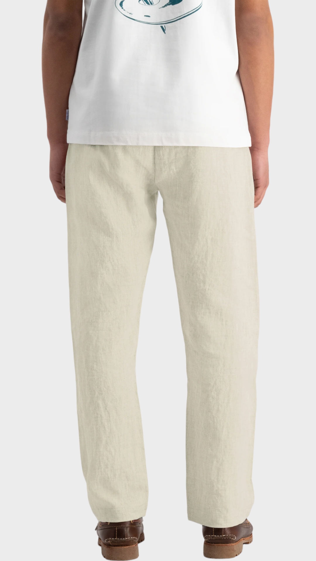 Seamless Linen Trousers Bone