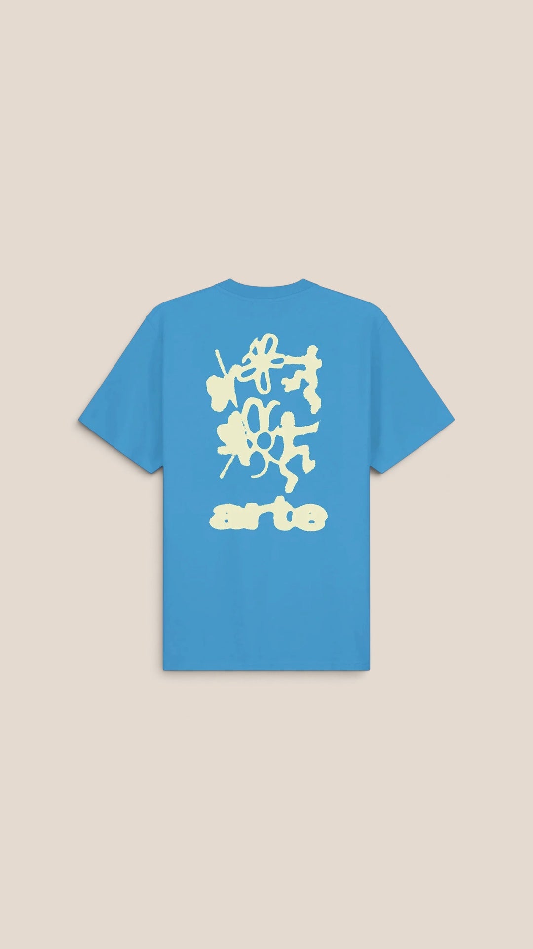 Blurry Back Print T-Shirt