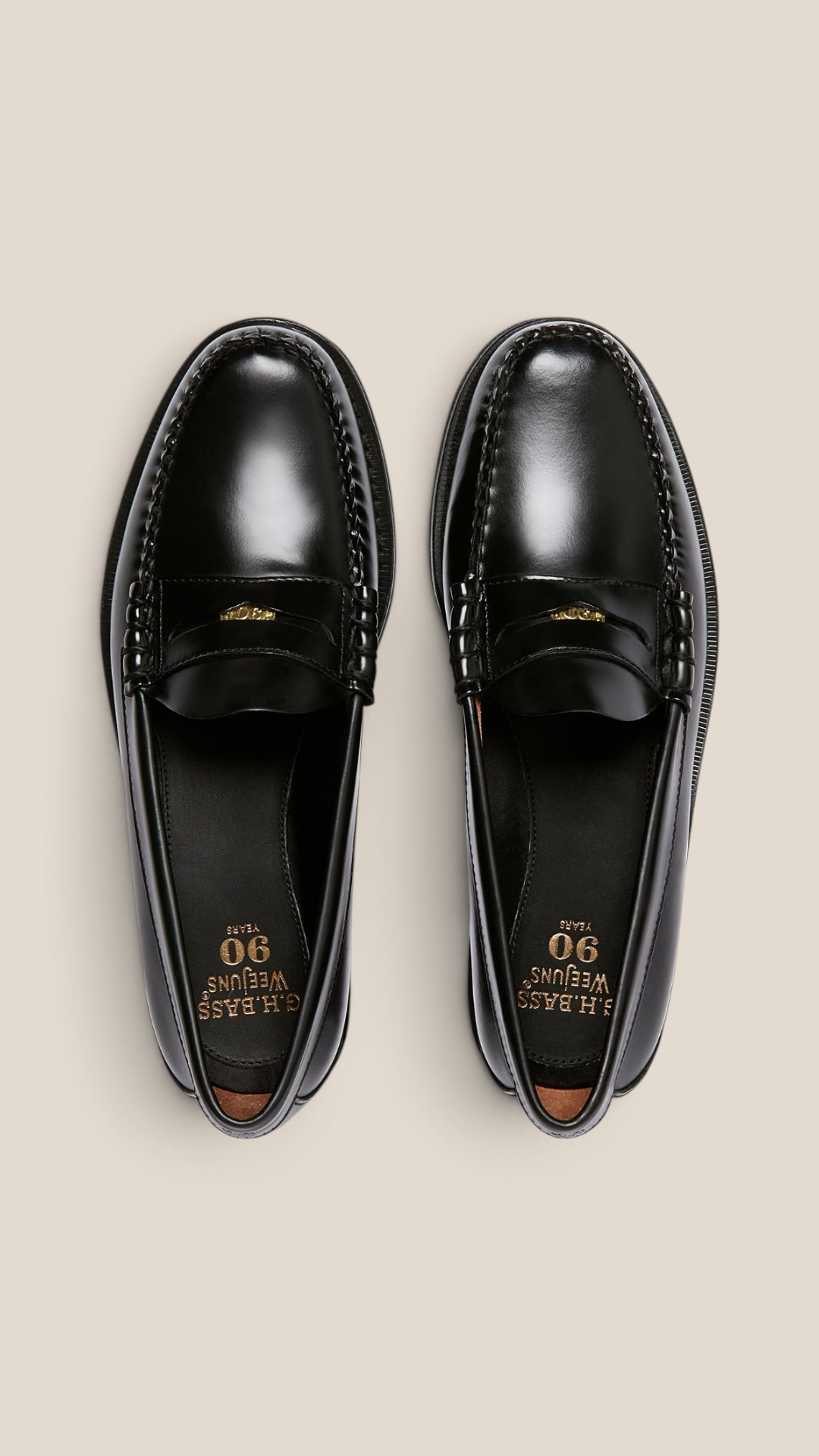 Weejuns Anniversary Larson Penny Loafers Black - foto producto