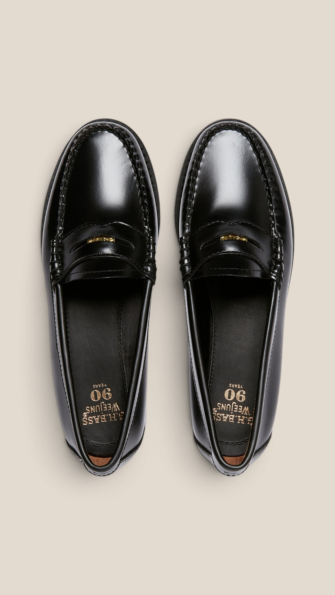 Weejuns Anniversary Penny Loafers Black - foto producto