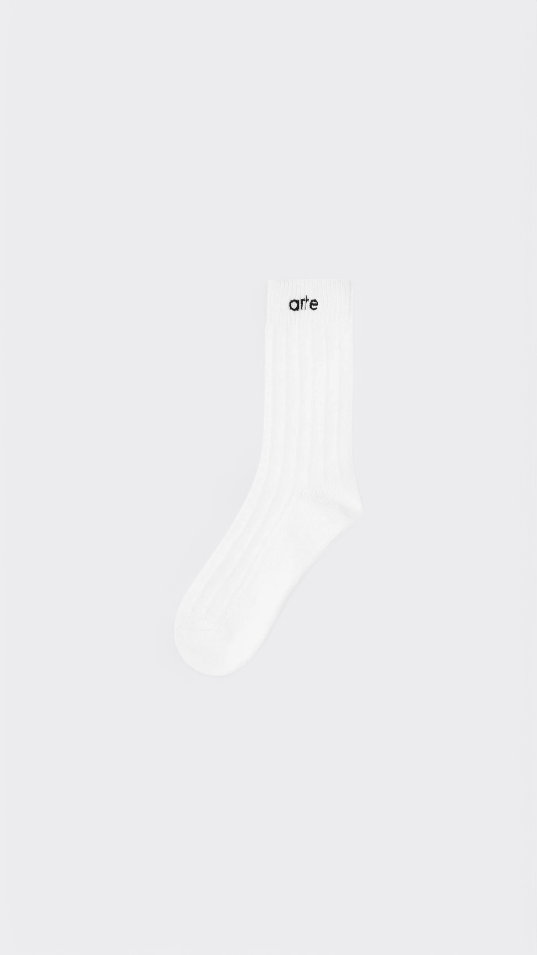 Line Socks White