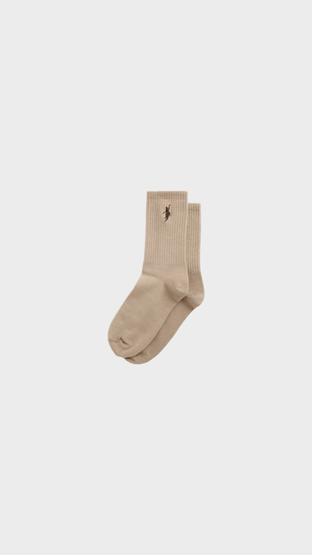 No Comply Socks Brown